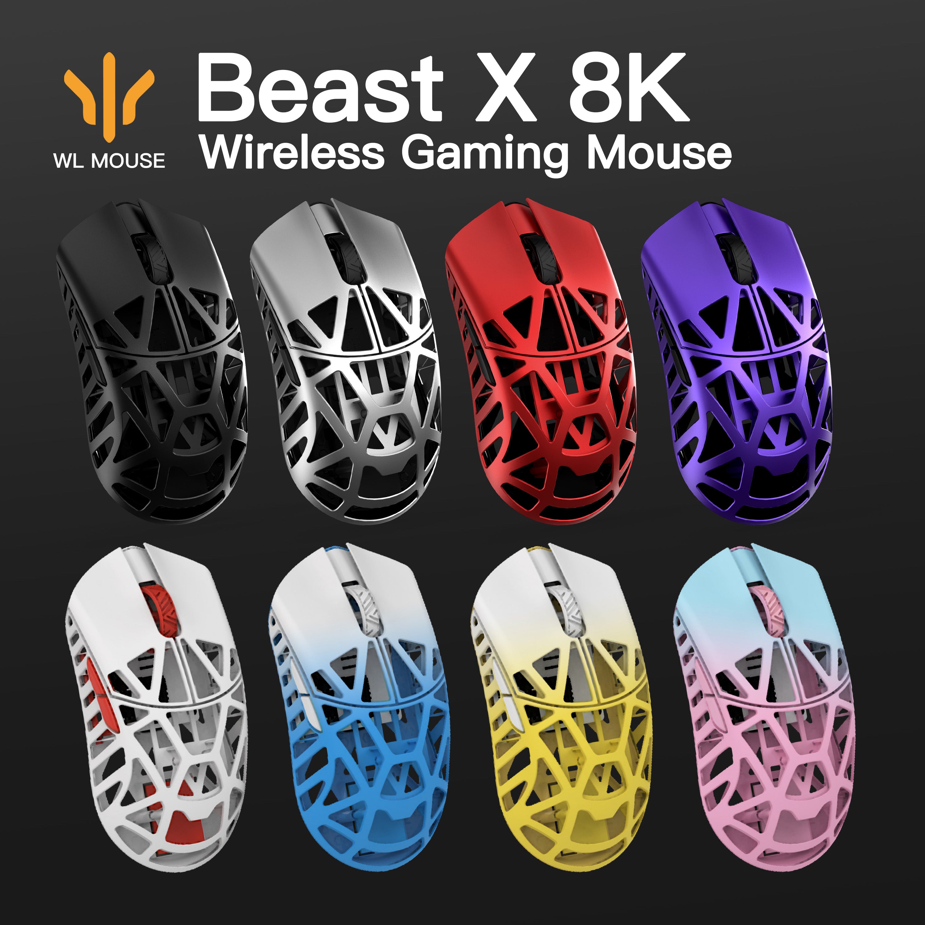 WLMOUSE Beast X 8K Wireless Gaming Mouse